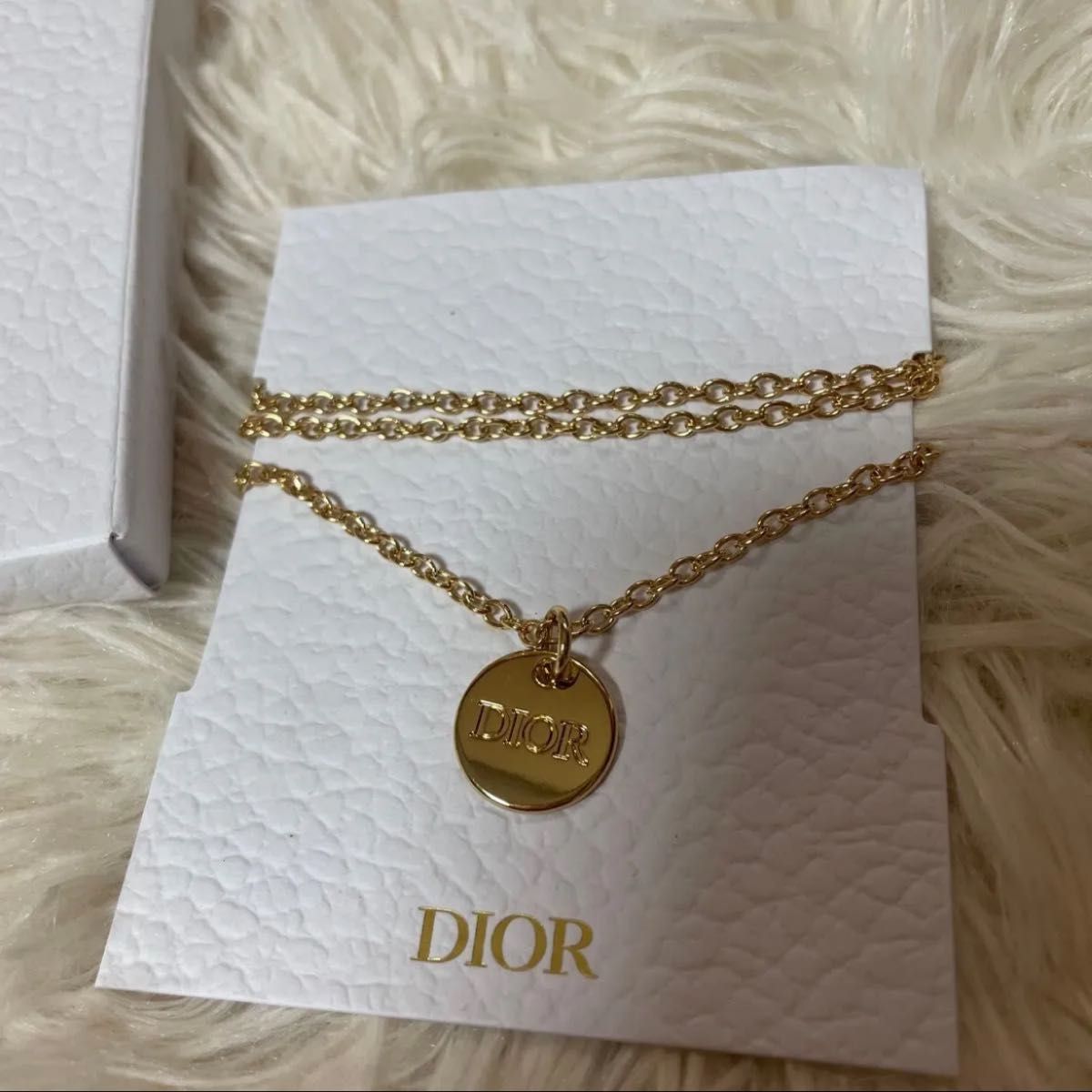 【揺れるチャームが可愛い♪】DIOR ネックレス Dior チャーム ネックレス|Yahoo!フリマ(旧PayPayフリマ)