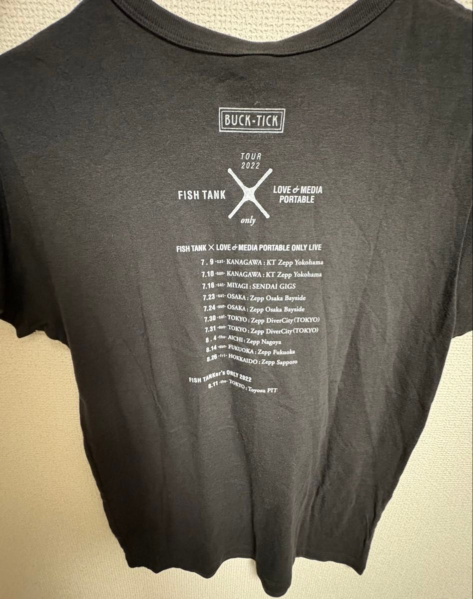 BUCK-TICK 鈴蘭クラゲ FISH TANK 2022 Tシャツ M 黒 BUCK-TICK 鈴蘭クラゲ FISH TANK 2022 Tシャツ|Yahoo!フリマ