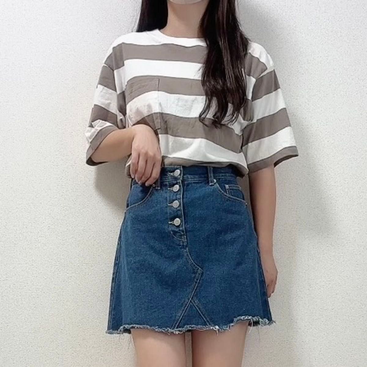 ボーダー 半袖 Tシャツ