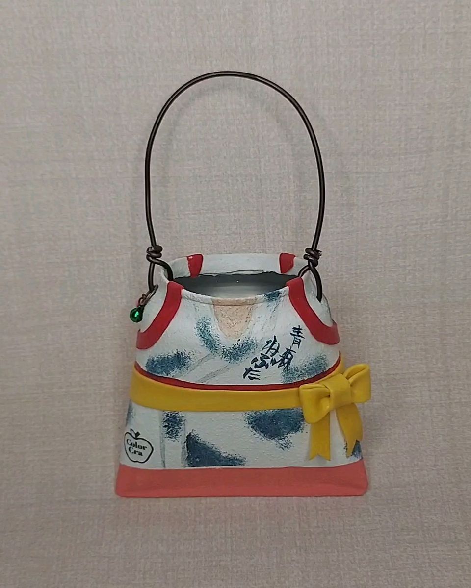 【新作】じゃわめく跳人缶 ペア① 青森ねぶた祭り ハンドメイド 小物入れ 雑貨 青森土産 祭り ご当地リメイク缶 ねぶたグッツ