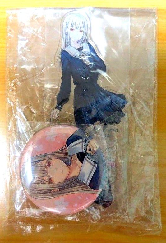 Ave Mujica アクスタ 缶バッジセット 若葉睦 春の推し活フェア BanG Dream Ave Mujica -manuscriptus- 若葉睦 アクリル