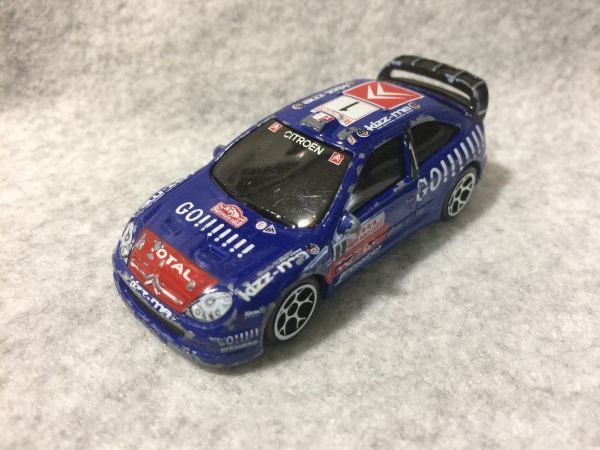 [ used ]Majorette minicar Citroen Xsara No.1 blue WRC XSARA CITROEN MajoRette 