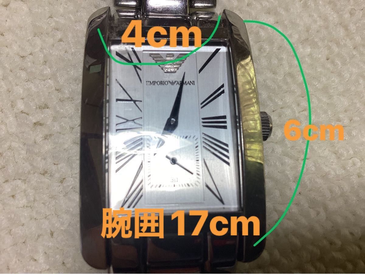 EMPORIO ARMANI 時計 EMPORIO ARMANI 腕時計 メンズ シルバー 中古品 2025年7月25日