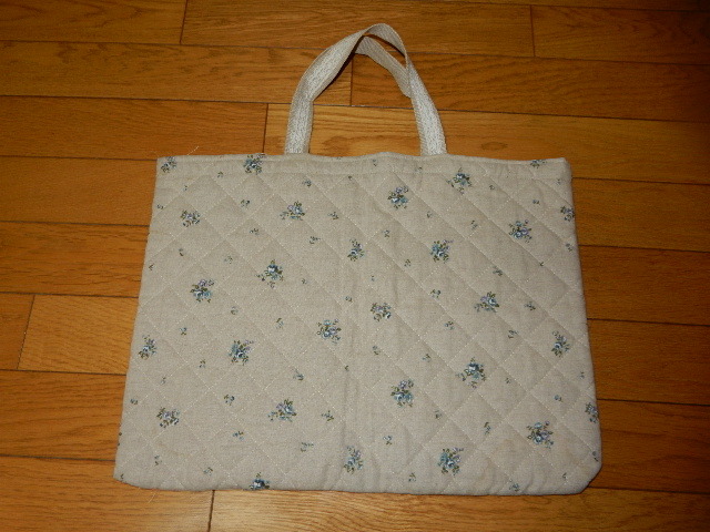  quilting specification! small floral print bag *USED