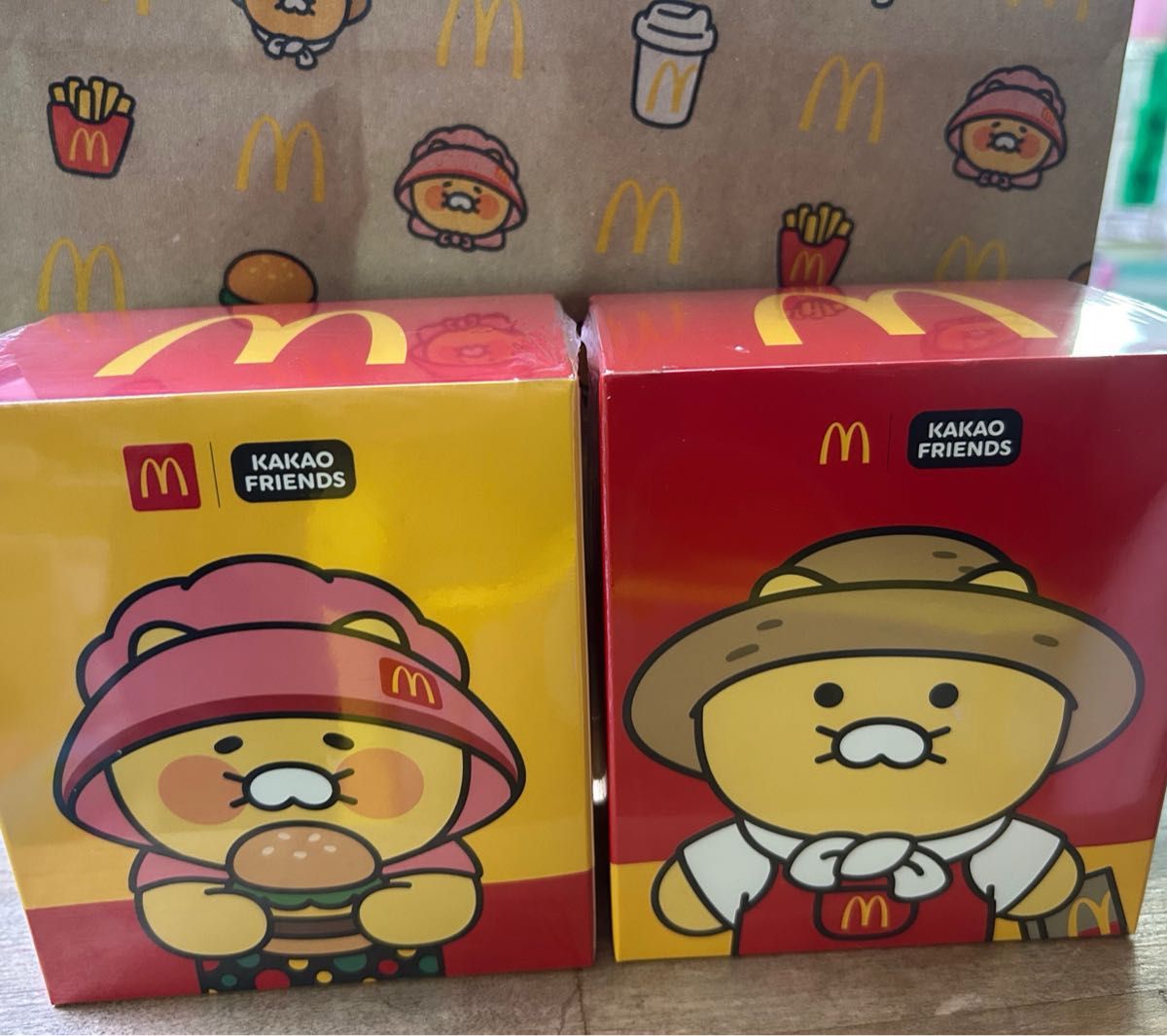 【韓国限定】チュンシク カカオフレンズ&マクドナルド コンプリート2種 韓国限定】チュンシク カカオフレンズ&マクドナルド