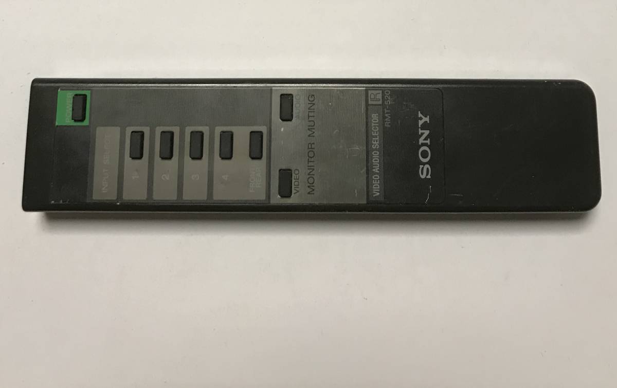 SONY リモコン RMT-520 (AVセレクター SB-V500用) 中古品現状渡し_画像1