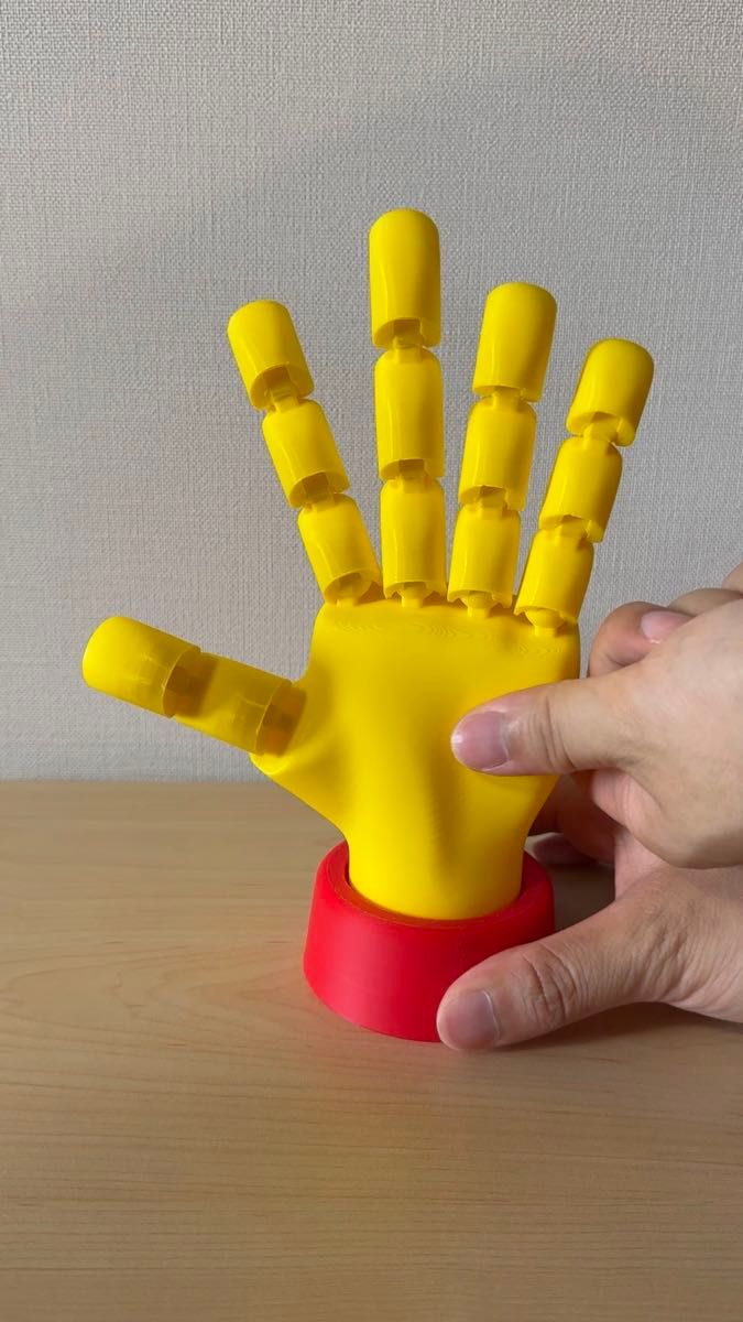1/1 可動ディスプレイ手|レゴ風|3Dプリント品|インテリア|ペン立て小物持ち