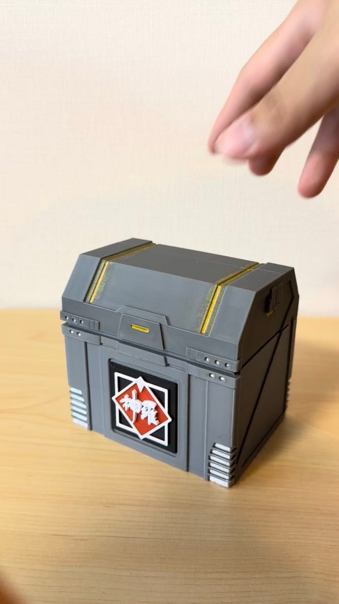 TCG デッキケース|FF風|MTG統率者戦|塗装済み|3Dプリント品|色ロゴ指定可