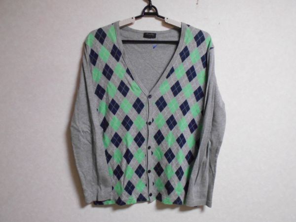  beautiful goods * men's Bigi * cardigan * gray *size04