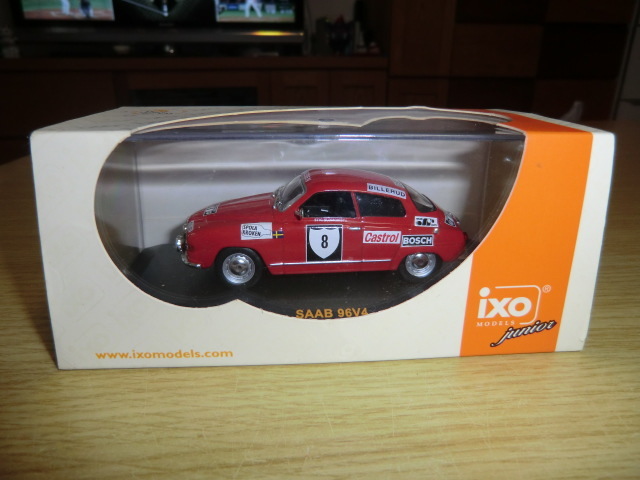 ixo junior 1/43 サーブ SAAB 96V4 #8 Swedish Rally 1972_画像7