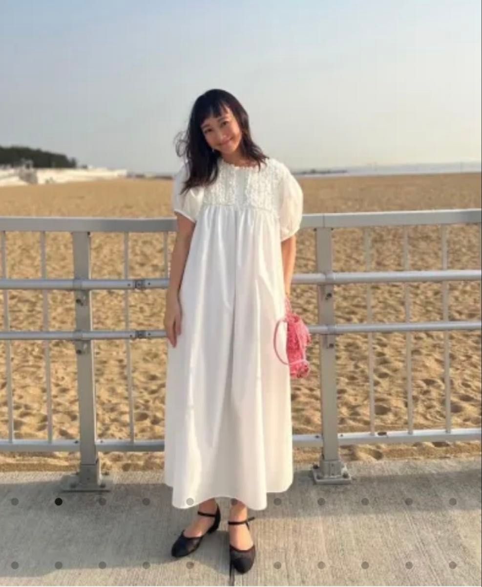 ワンピース rosymonster AJISAI mini frill puff OP ロージーモンスター AJISAI mini frill puff OP新品未使用