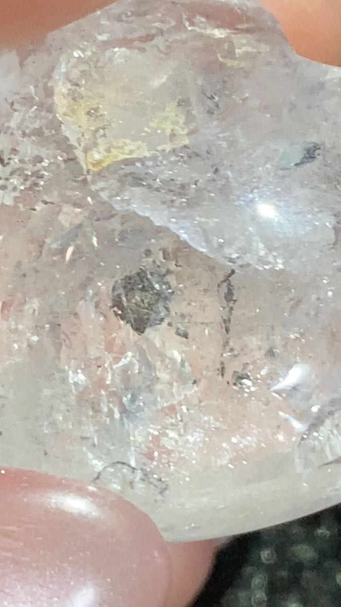 流砂付き水入り水晶 グリーンムーンストーン 浄化 邪気払い 魔除け 癒し 天然石 パワーストーン