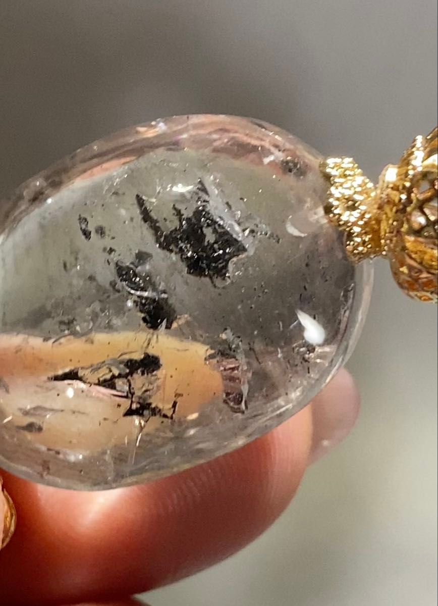 硫砂入り水入り水晶 ホワイトタイガーアイ 浄化 邪気払い 精神安定 金運 天然石 パワーストーン