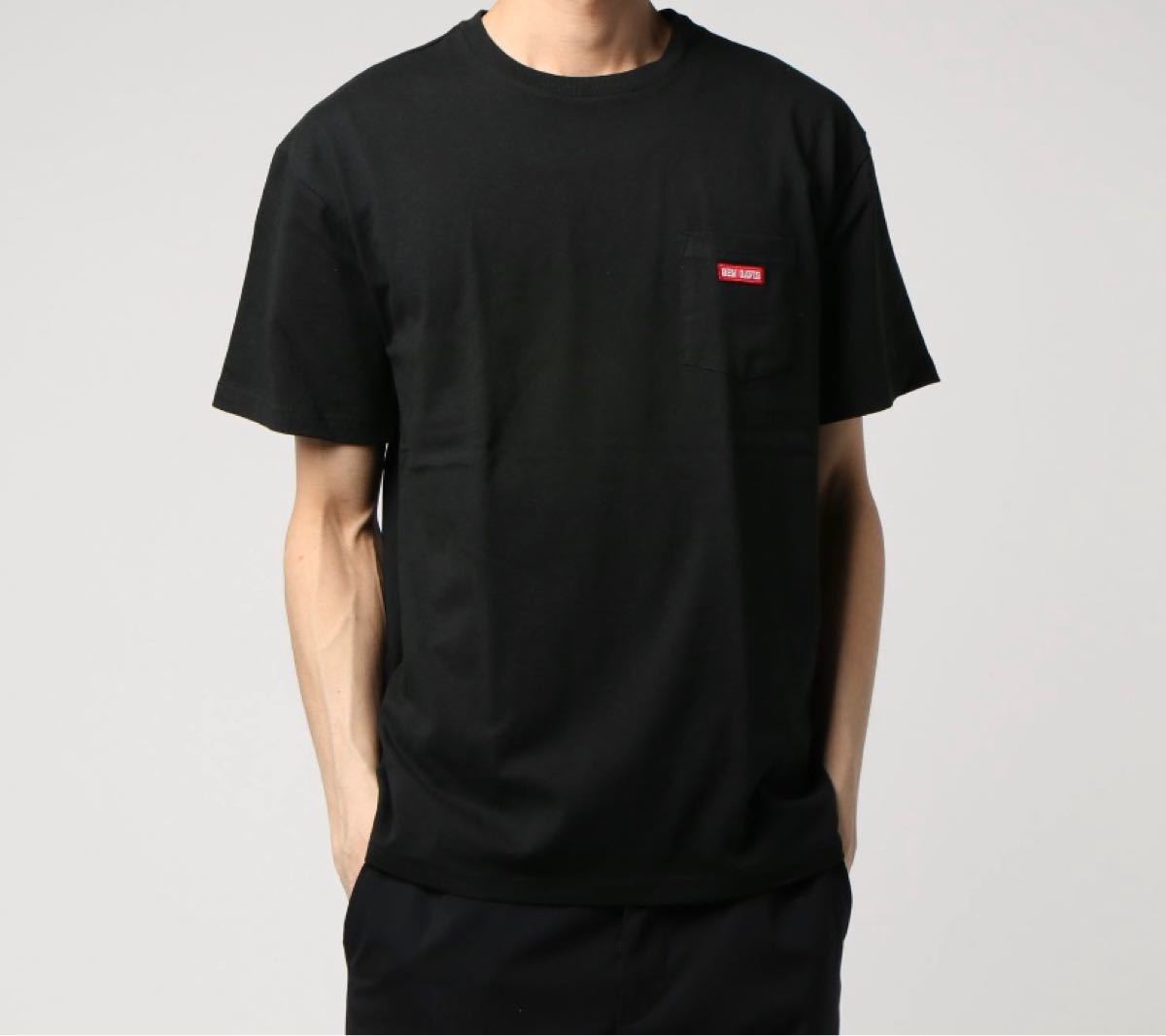 ベンデイビス   ポケットロゴ　Tシャツ　M ブラック