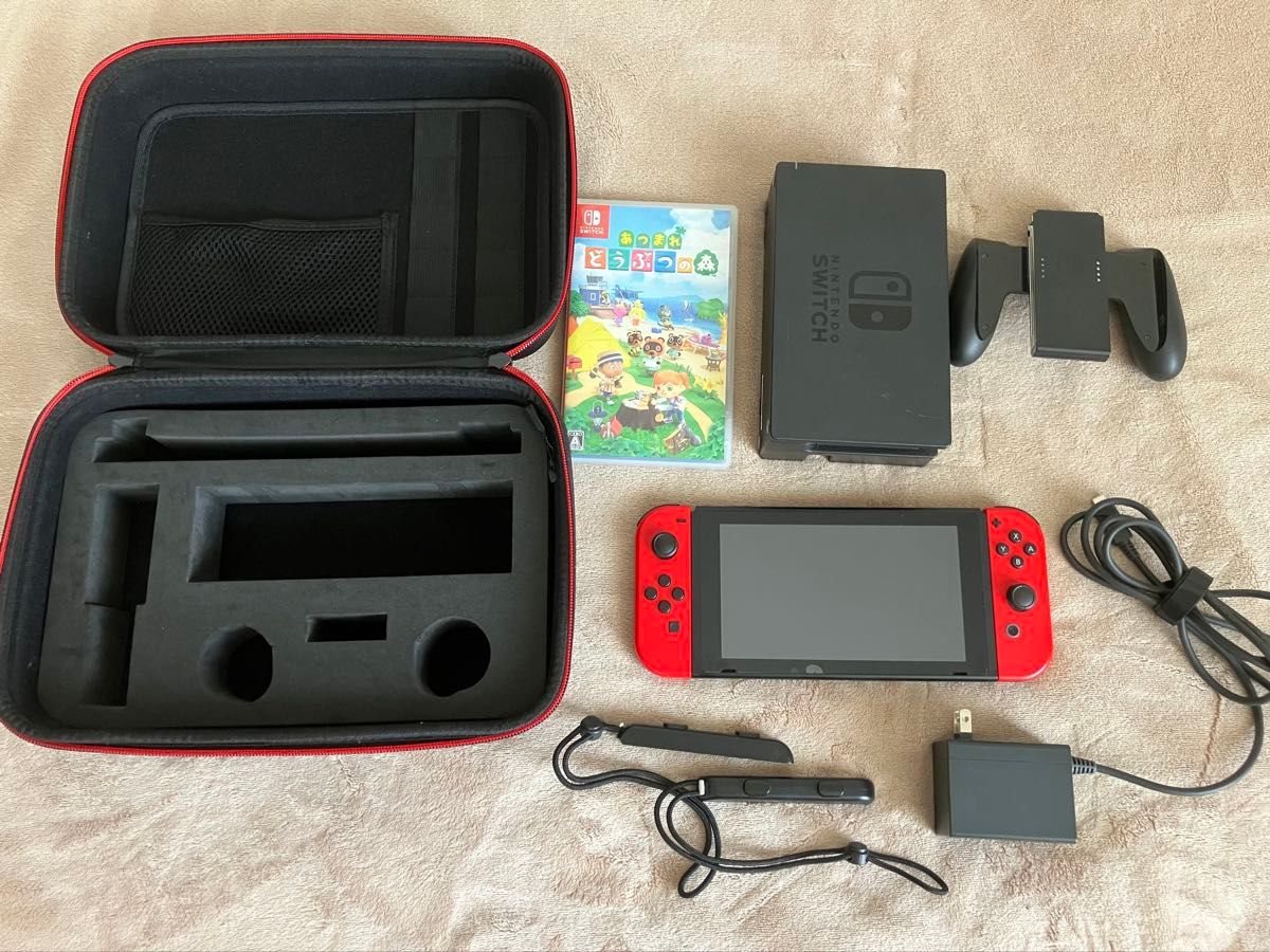 Nintendo Switch HAC-001 本体 ソフト・ケース付き! Nintendo Switch本体セット(HDMI無し) MODEL HAC-001 +