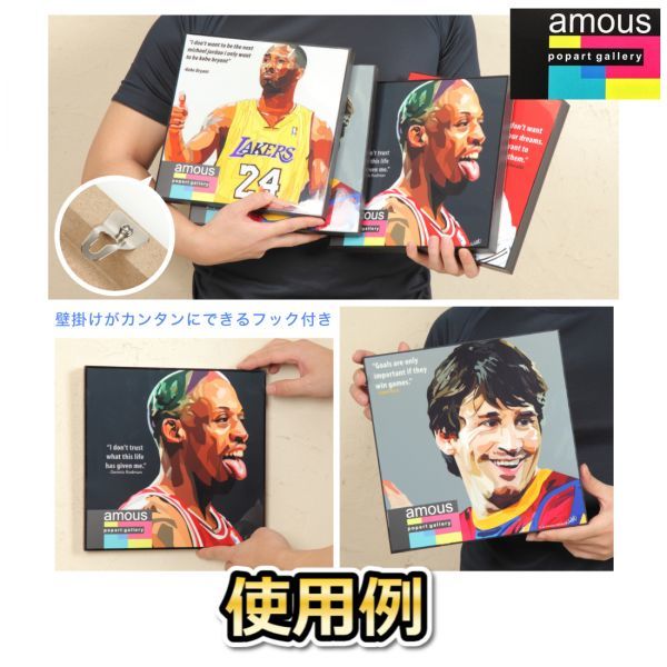 コービー・ブライアント NBA LAレイカーズ デザイン1 海外スポーツアートパネル 木製 壁掛け ポップアート_画像7