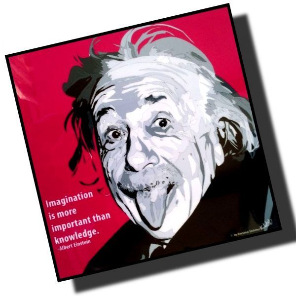 現品 アルベルト アインシュタイン デザイン1 海外カリスマアートパネル 木製 壁掛け ポップアート 絵画 ポスター インテリア