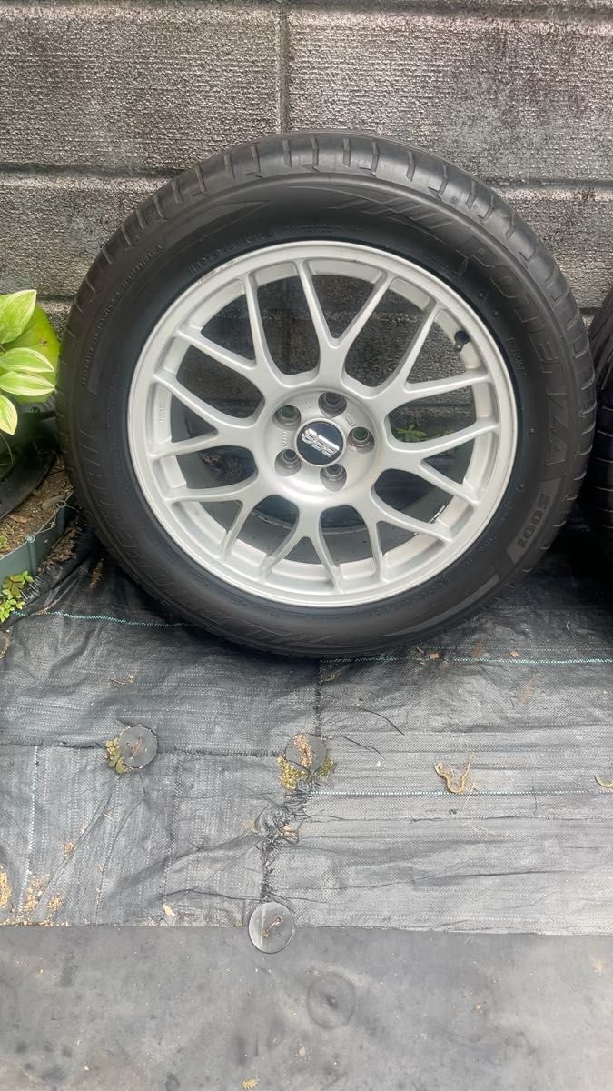 BBS アルミホイール ブリヂストン タイヤ 4本セット 17インチ 205/50R17