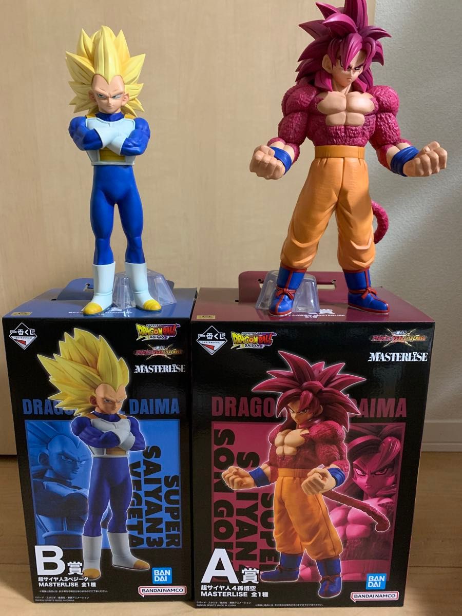 ドラゴンボール 一番くじ 超サイヤ人4孫悟空 超サイヤ人3ベジータ ドラゴンボール一番くじ 超サイヤ人4孫悟空 超サイヤ人3ベジータ