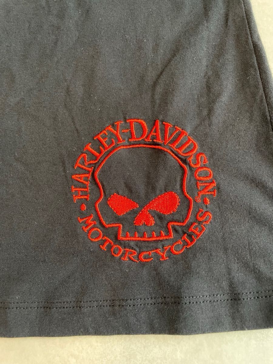 y2k❤️ Harley Davidson スカル ロゴ ホルターネック キャミ Harley-Davidson ホルターネック ハーレーダビッドソン キャミ