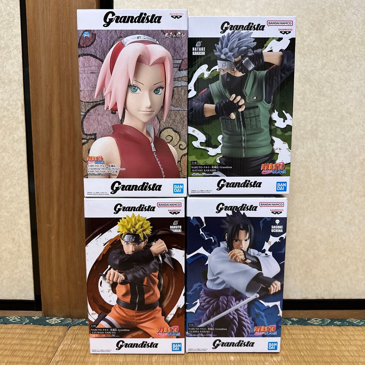 NARUTO ナルト うずまきナルト うちはサスケ はたけカカシ パズル 完成品 NARUTO フィギュア うずまきナルト うちはサスケ はたけカカシ