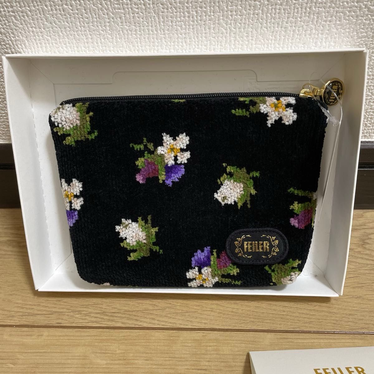 【FEILER】花柄タオル地バッグ FEILER フェイラー タオル地ポーチ 花柄 新品未使用|Yahoo