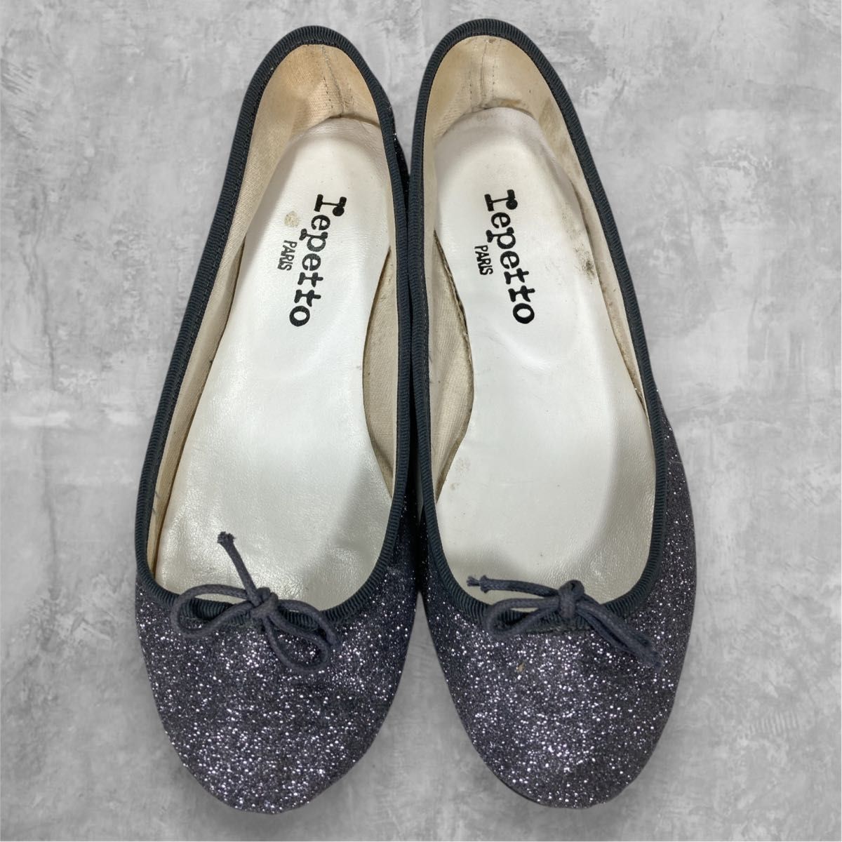 【Repetto】シルバー バレーシューズ 36 repetto レペット バレエシューズ ラメ 36(23 0相当)|Yahoo