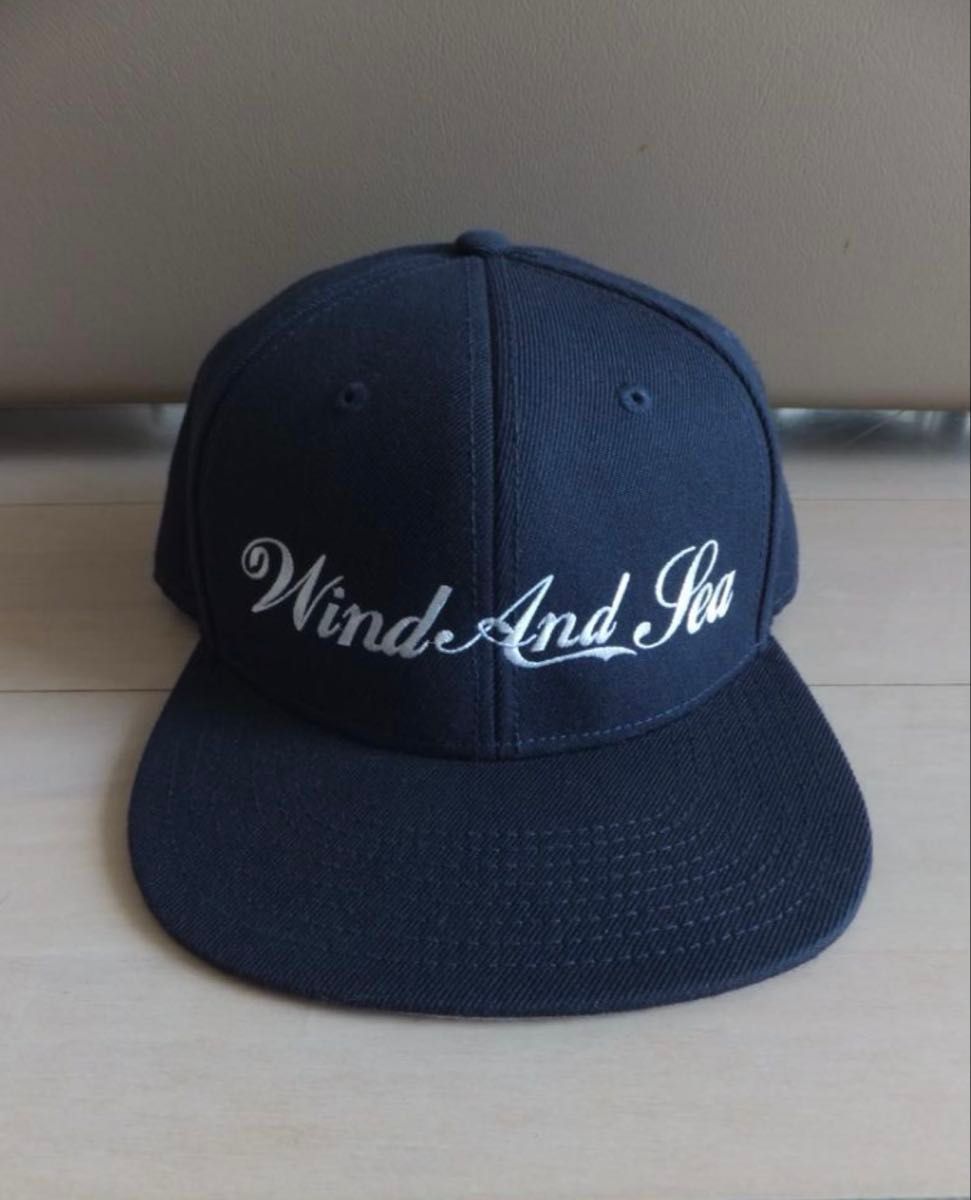 WindAndSea ネイビー フラットビルキャップ ウィンダンシー WIND AND SEA フラットビル キャップ(紺