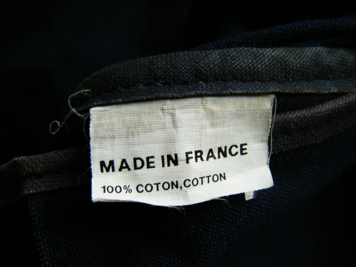 * Agnes B cloth made shoulder bag France made navy series 