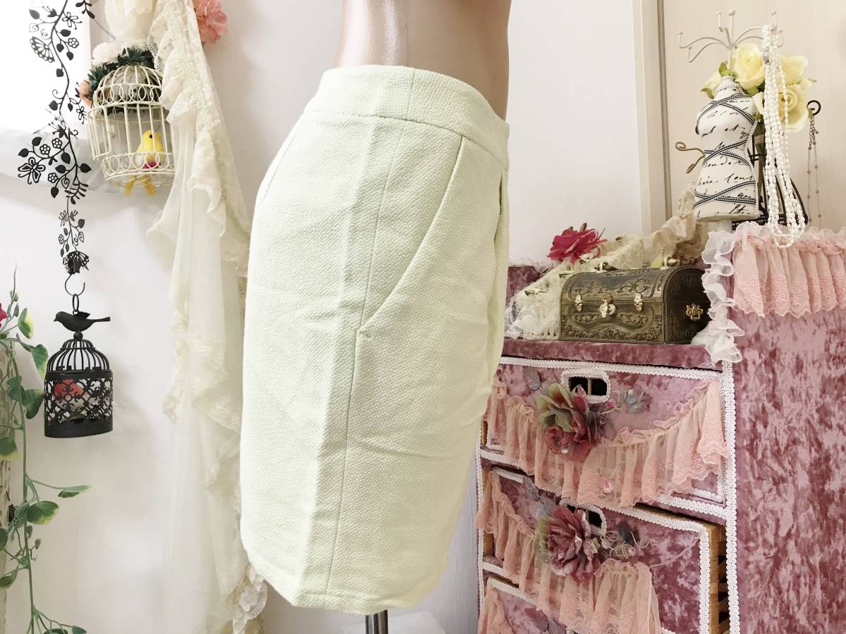  Lady's M size : Dazzlin [dazzlin] made in Japan * dent convex cloth / miniskirt regular price :5,700+ tax 