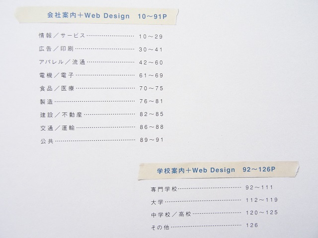 大型本◆グラフィックデザイン写真集 本 会社案内 学校案内 Web デザイン_画像9