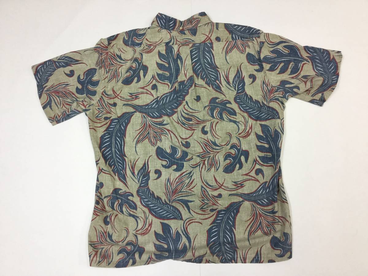 良品 Reyn spooner ART OF EDDY Y 半袖プルオーバーボタンダウンシャツ ビッグサイズ XLサイズ_画像6
