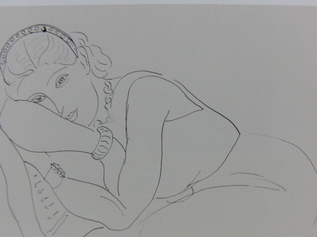 アンリ・マティス(Henri Matisse)、【休息するティアラをつけた女