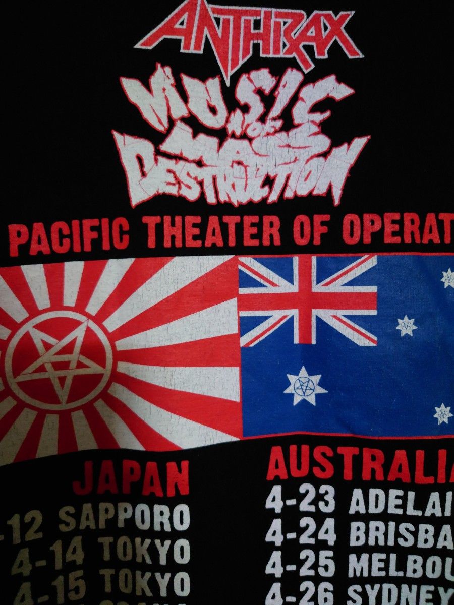 ANTHRAX アンスラックス 2004ツアーTシャツ 正規品 SizeM ANTHRAX アンスラックス 2004ツアーTシャツ 正規品 SizeM|Yahoo