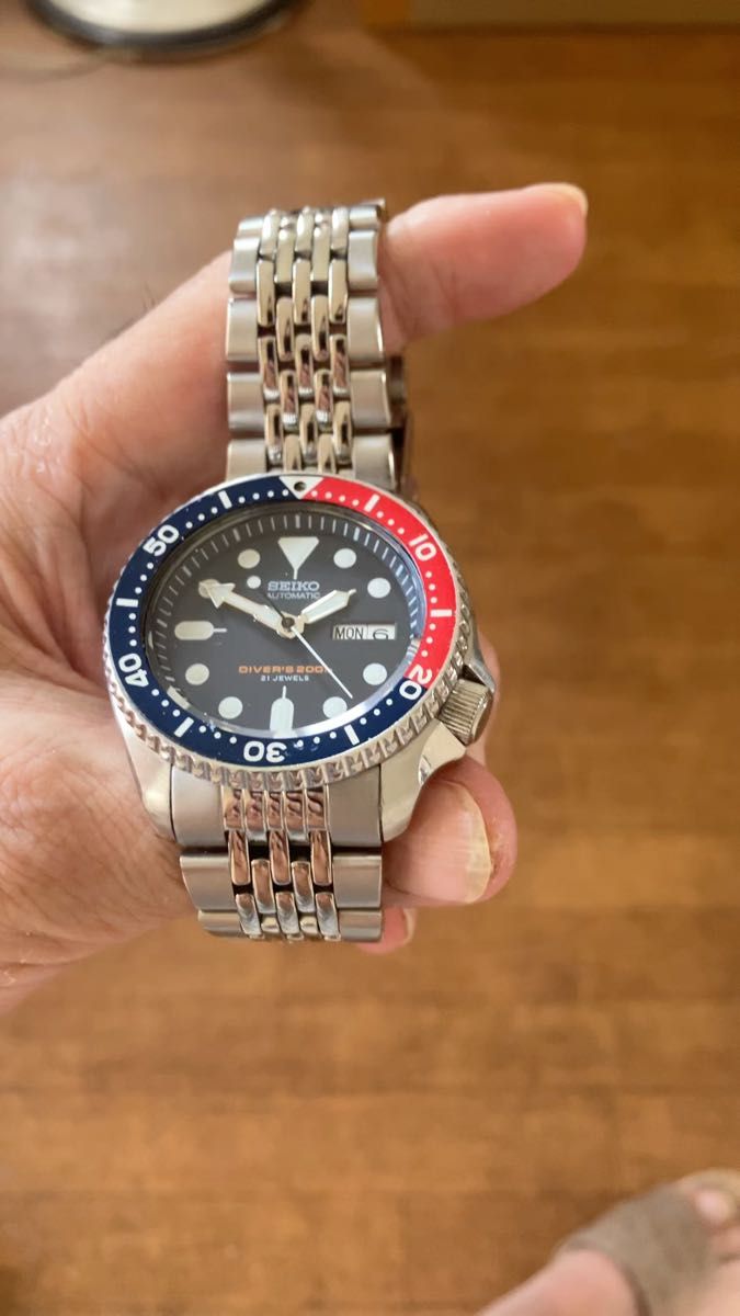極上美品SEIKOラボ完全仕上済ネイビーボーイ JAPANモデル skx009J1 7s26-0020 SEIKO 自動巻き