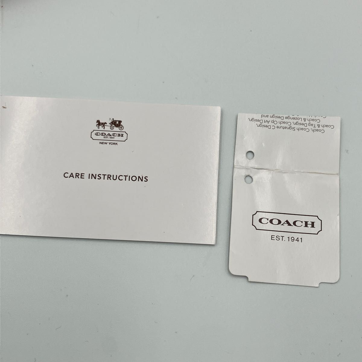 【ほぼ未使用】COACH グレー 長財布 保存袋付き COACH コーチ 長財布 ライトグレー|Yahoo!フリマ(旧PayPayフリマ)