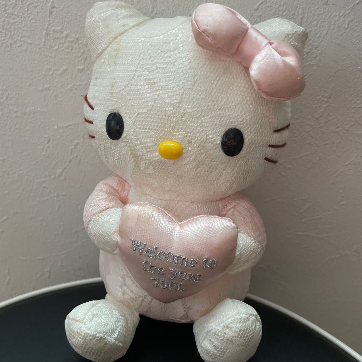 サンリオ 平成レトロ ハローキティ アミューズメント ぬいぐるみ 2000年 ハローキティ レースのぬいぐるみ 2000年 レトロ サンリオ