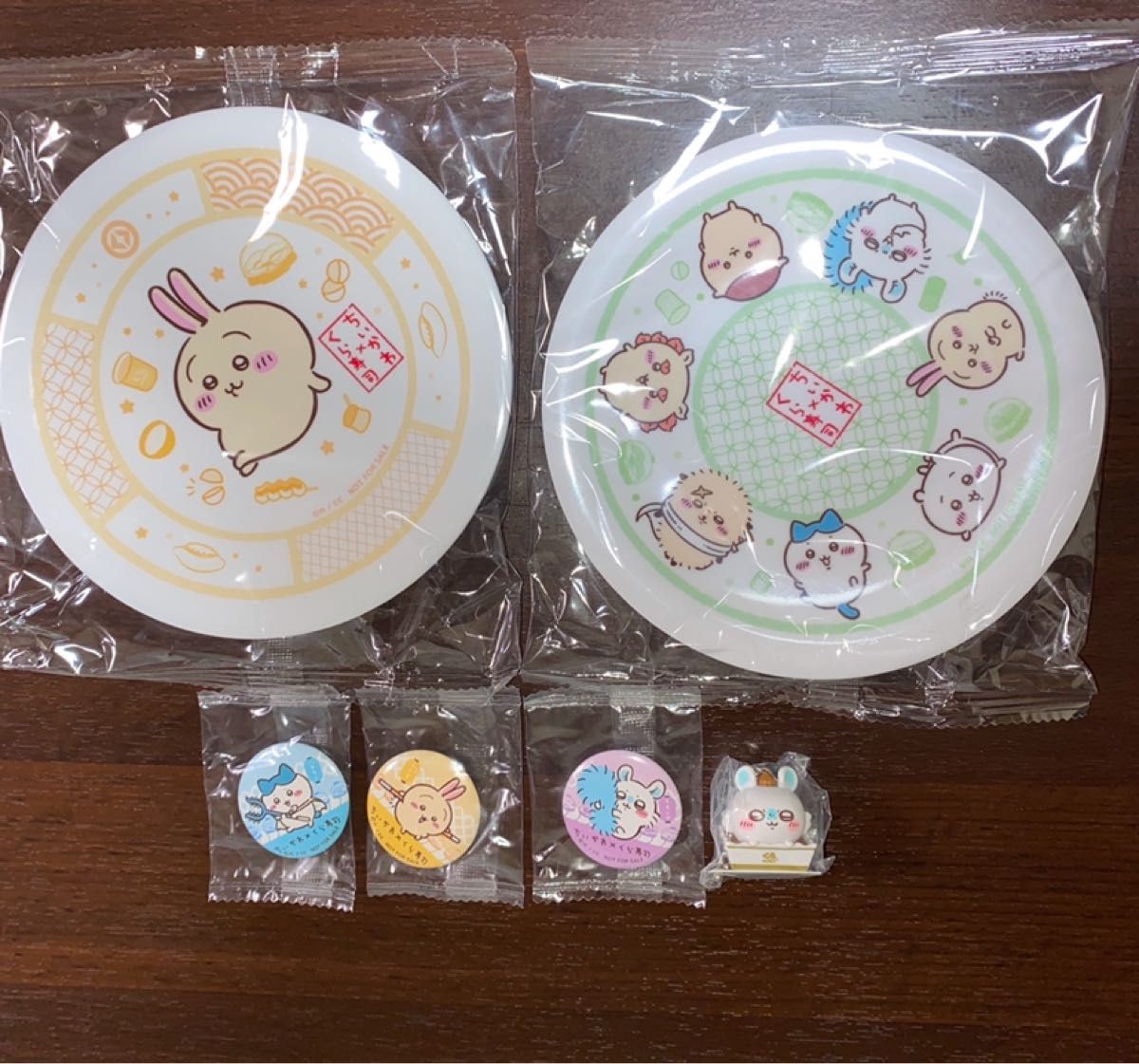 『値段交渉可』ちいかわ×くら寿司 お皿とキーホルダー ちいかわ】【くら寿司】【豪華6点セット】寿司皿 フィギュア