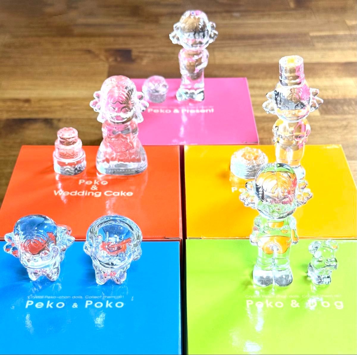 139-97 クリスタルペコちゃん ポコちゃん 10個まとめて 不二家 139-97 クリスタルペコちゃん ポコちゃん 10個まとめて 不二家