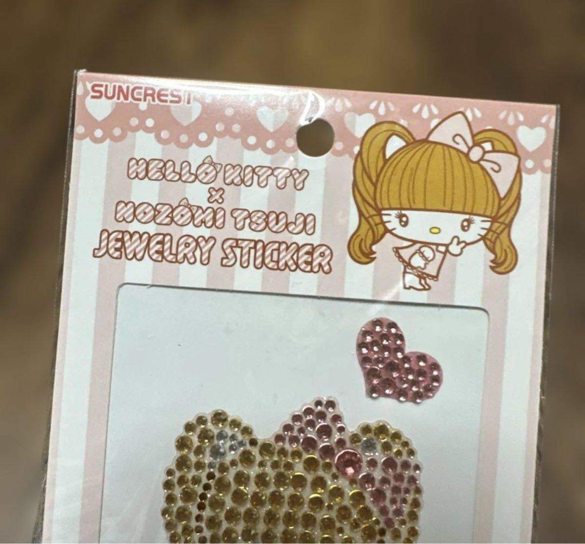 【新品レア】サンリオ×辻希美 キティkittyキラキラジュエリーステッカーシール 新品未開封レア】Sanrioサンリオ 辻希美 ハローキティ HELLO