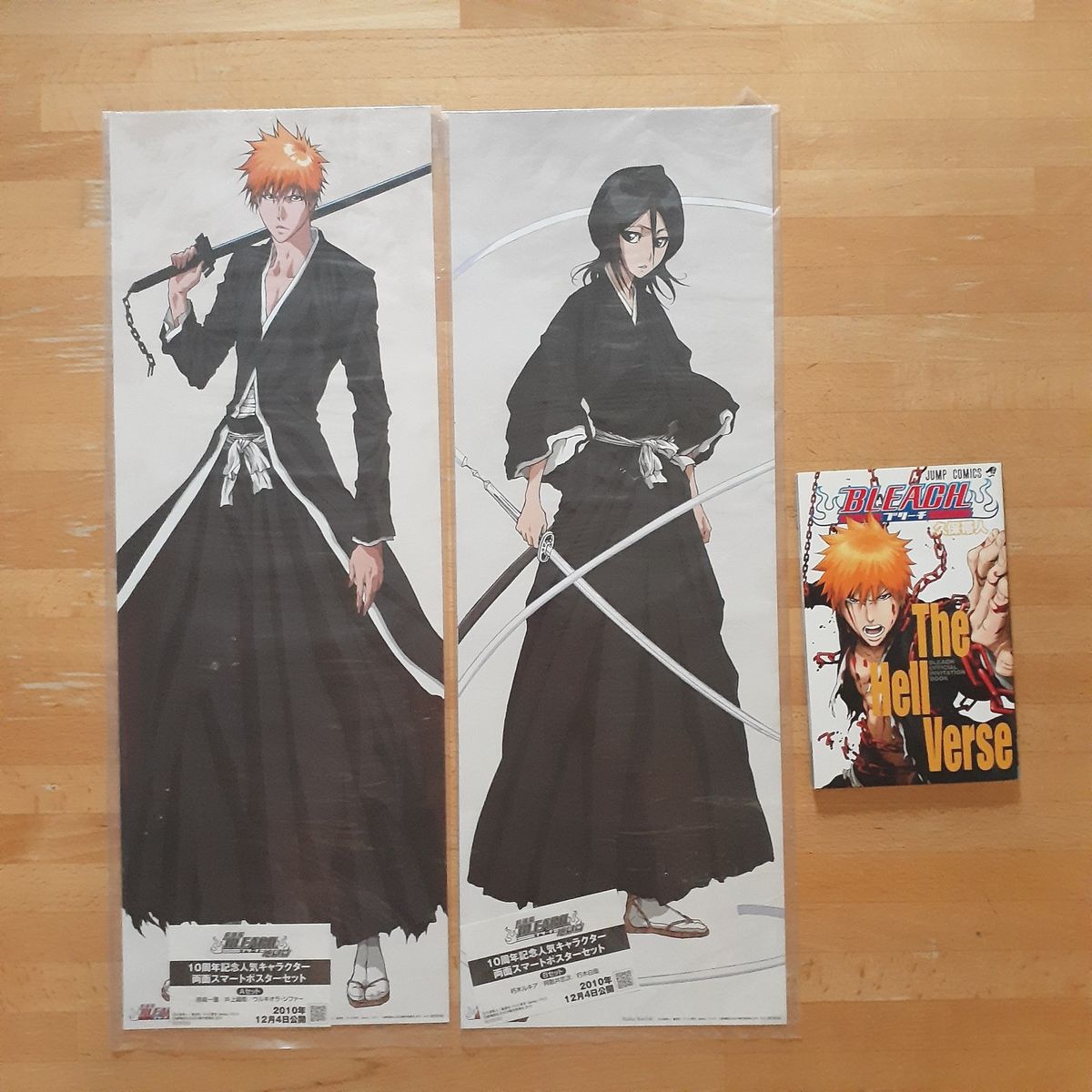 BLEACH FC ポスター 2種セット ブリーチ 新品未開封 ブリーチ10周年記念人気キャラクター両面スマート