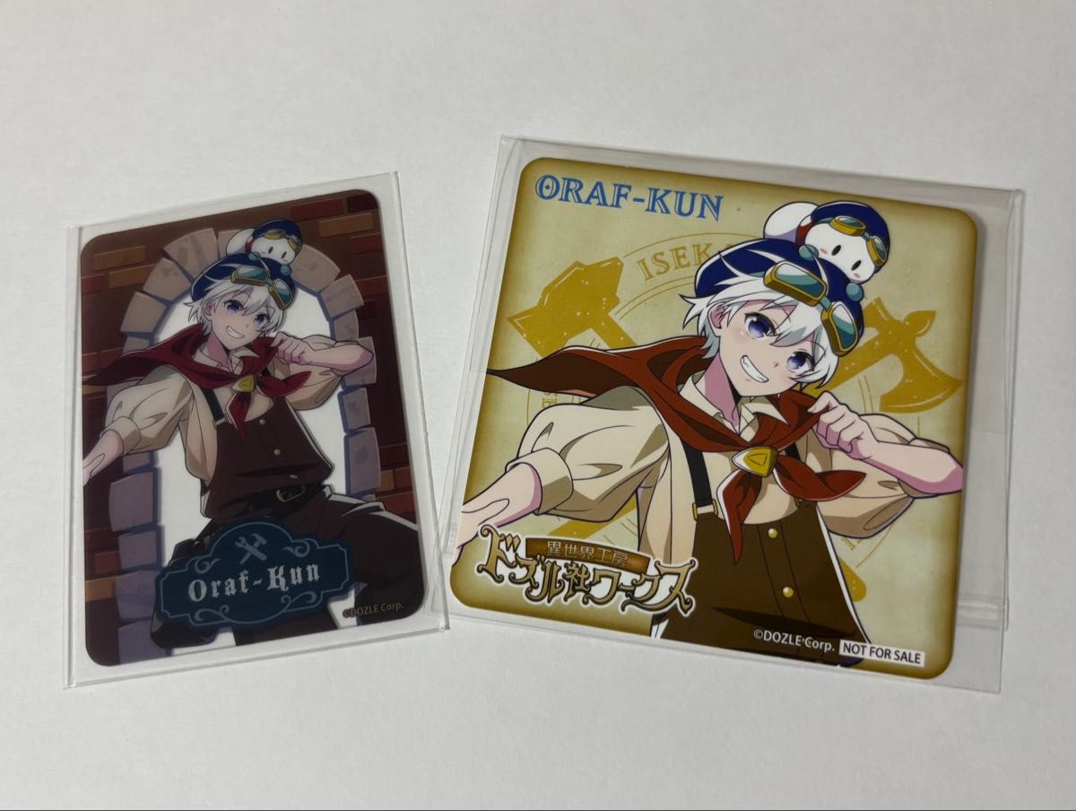 ドズル社 おらふくん クリアカード コースター ブロマイド まとめ売り ドズル社 ワークス おらふくん コースター クリアカード セット