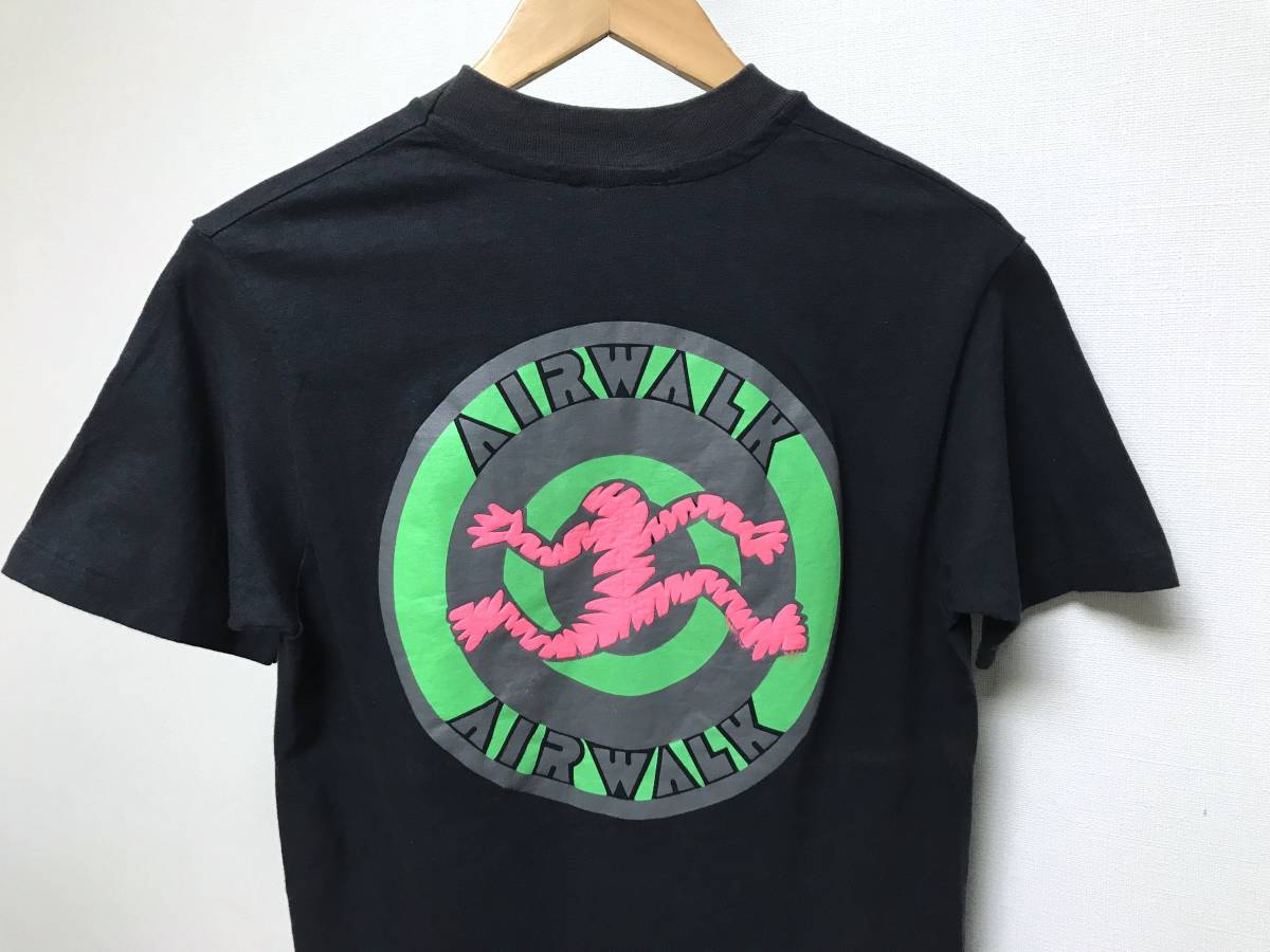 AIR WALK 80s ビンテージ Tシャツ Hanes ボディ エアーウォーク オールドスケート 90s(文字、ロゴ)｜売買された