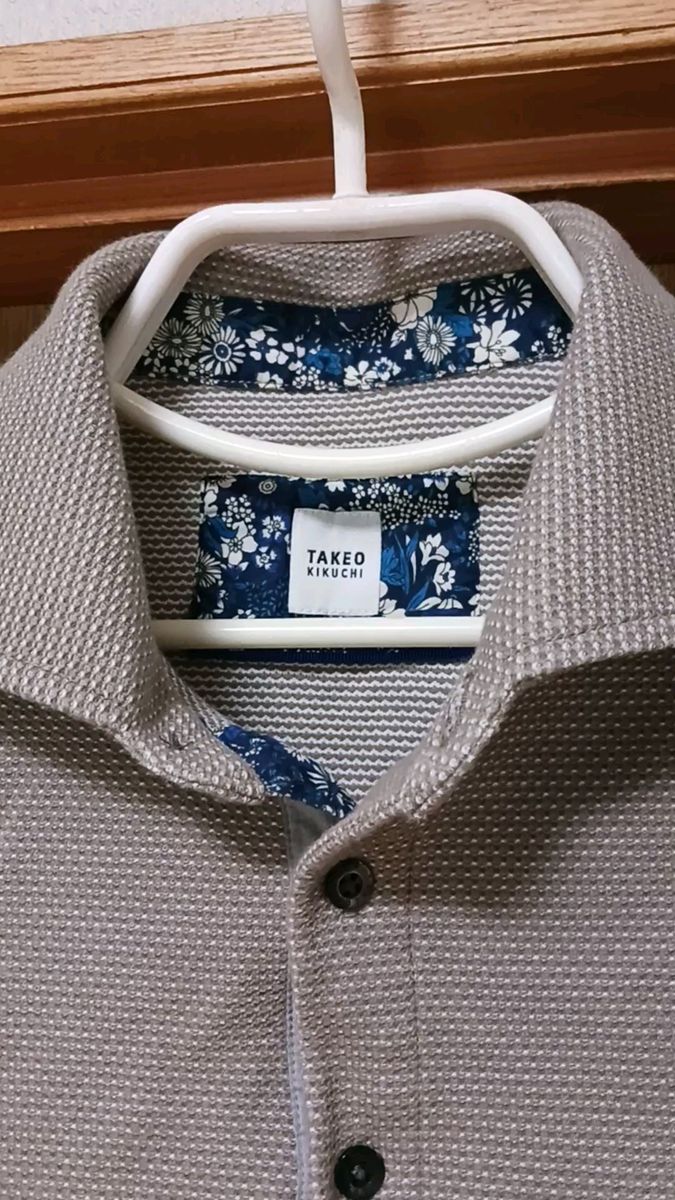 TAKEO KIKUCHI タケオキクチ 半袖 ポロシャツ サイズ4(L~XL相当) 茶系