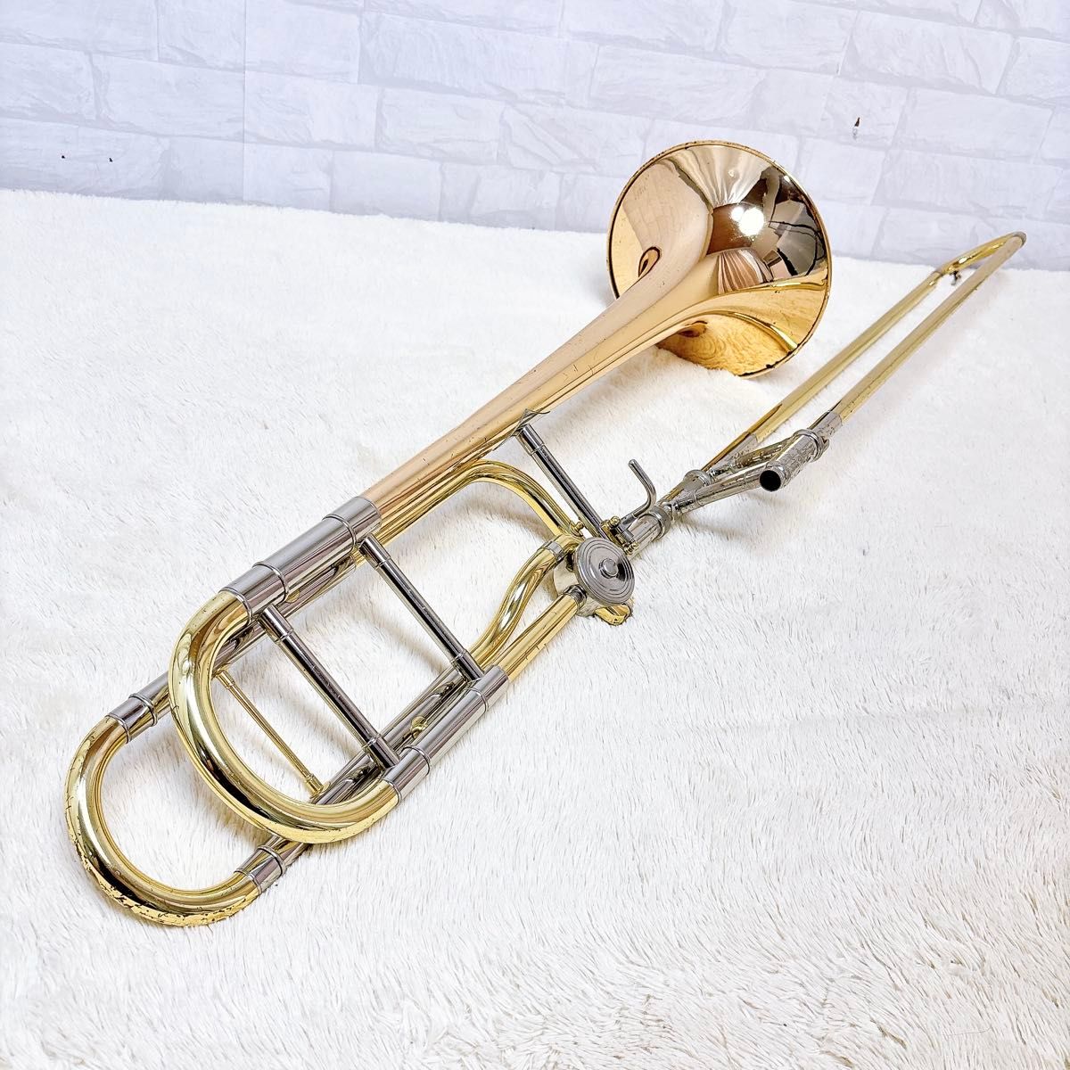 YAMAHA ヤマハ YSL-882B テナーバストロンボーン マウスピース付 YAMAHA ヤマハ YSL-882B テナーバストロンボーン マウスピース付