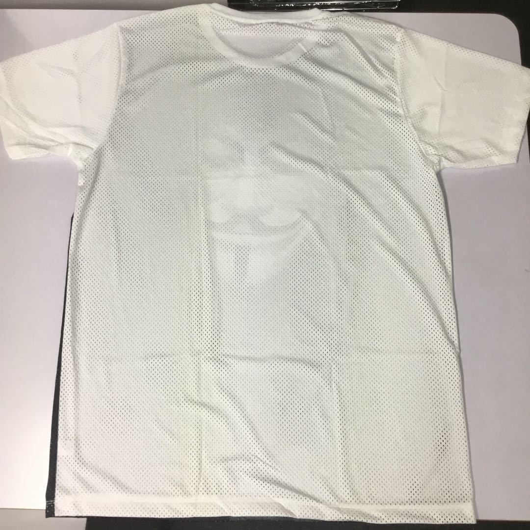 デザインメッシュ半袖Tシャツ XLサイズ　アノニマス　anonymous DBR4C
