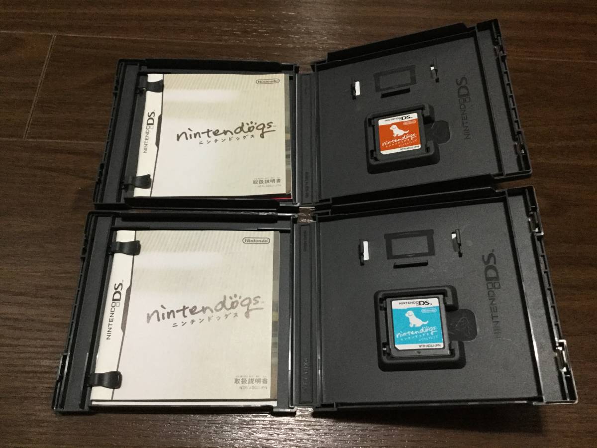 ◇ケース痛み多◇任天堂DS ニンテンドッグス ダックス + チワワ＆フレンズ 2作品セット nintendogs ニンテンドックス 犬 即決_画像3