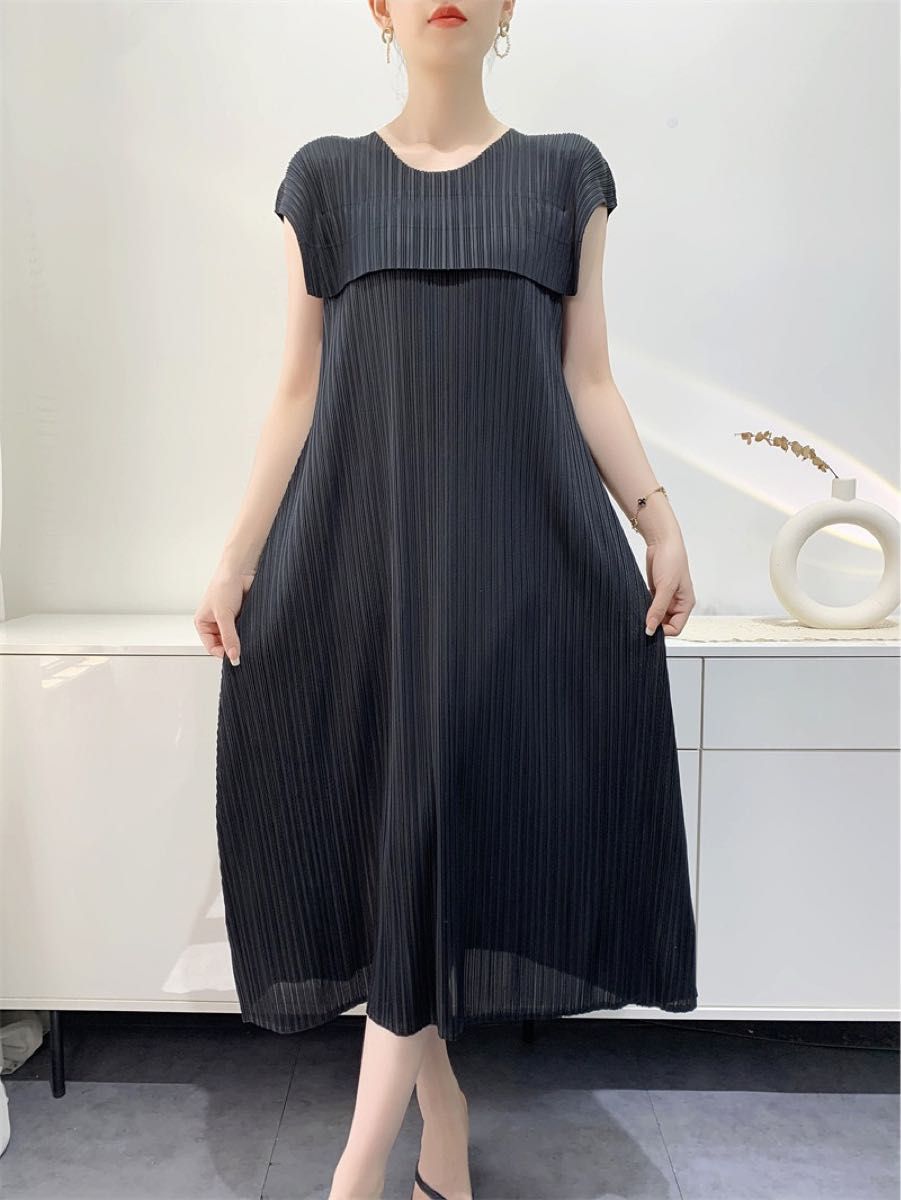 新品 プリーツロングワンピース F 新品 プリーツロングワンピース F|Yahoo!フリマ(旧PayPayフリマ)