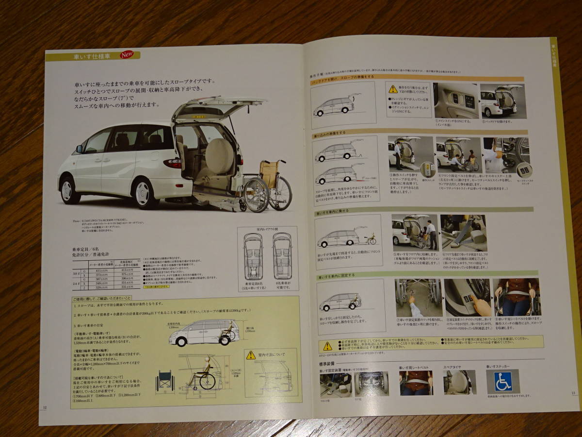  стоимость доставки 0 иен # well cab серии Estima lift up сиденье машина модификация для инвалидной коляски специализированная автоматическая трансмиссия "friend matic" каталог 2 часть комплект #