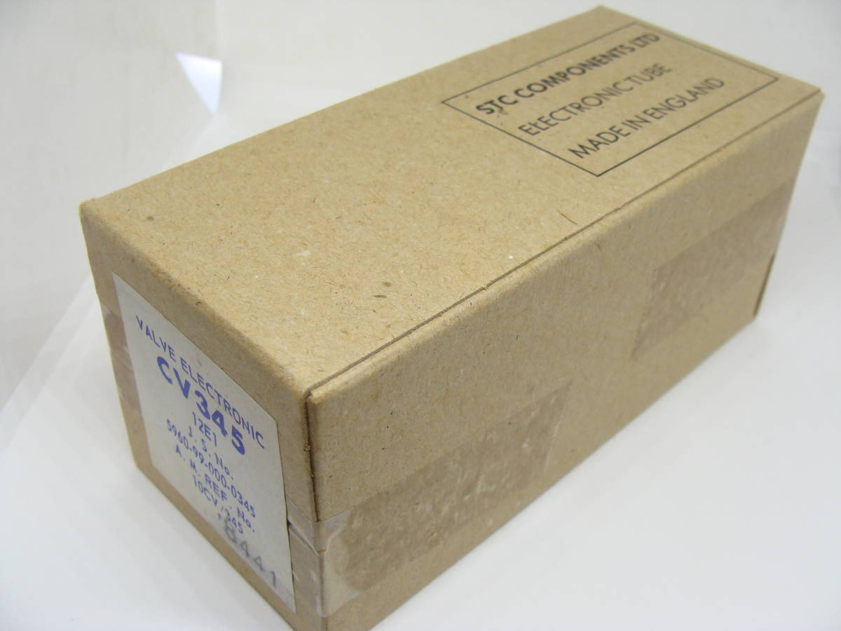 10200円 真空管 CV345 12E1 STC社製 MADE IN ENGLAND 4本 元 10200円 真空管 CV345 12E1 STC社製 MADE IN ENGLAND 4本 元